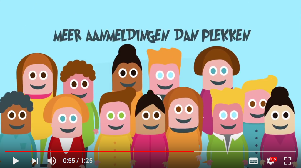 still animatiefilmpje ministerie OCW over toelatingsrecht mbo